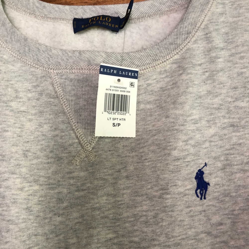 Polo sweatshirt. Great, petite small